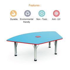 Ok Play Tech Table, Activity Table, Castle Chair, Perfect For Home, Creches And School, Blue, 2 to 4 Years