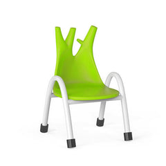 Ok Play Trunk Chair, Study Chair, Sturdy And Durable Chair, Plastic Chair, Perfect For Home, Creches And School, Green, 5 to 10 Years, Height 10 Inches