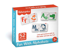 Fisher Price Fun with Alphabets 56 Pieces Alphabet Matching Puzzles for Kids