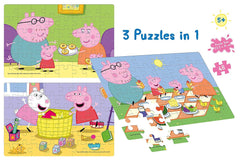 Frank - Peppa Pig Puzzle (3 x 48 Pcs)