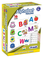 Frank Alphabet Capital Tracing – 16 Double-Sided Cards for Ages 3 & Above