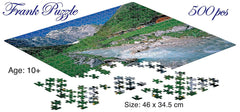 Frank Alpine Pasture 500 Pieces Jigsaw Puzzle for 10 Year Old Kids and Above
