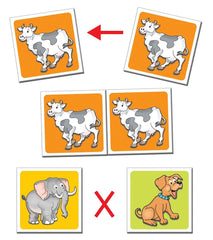 Frank Animal Pairs A Memory Game – 48 Cards, Early Learner Matching Picture Card Game with Animal Images for Ages 3 & Above