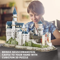 Frank Cubic Fun - Neuschwanstein Castle(Germany) 3D Puzzle