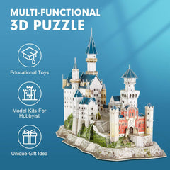 Frank Cubic Fun - Neuschwanstein Castle(Germany) 3D Puzzle
