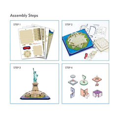 Frank Cubic Fun - Statue of Liberty(USA) 3D Puzzle