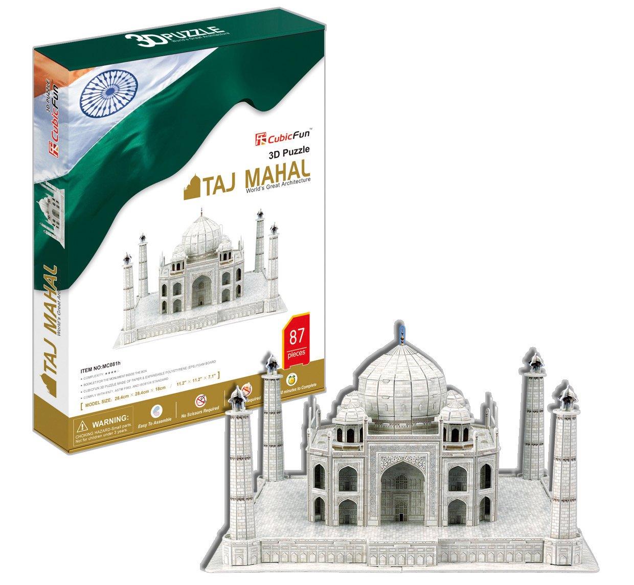 Frank Cubic Fun - Taj Mahal (India) 3D Puzzle