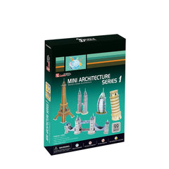 Frank Cubic Fun Mini Architecture Series 1 3D Puzzles