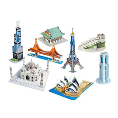 Frank Cubic Fun Mini Architecture Series 2 3D Puzzles