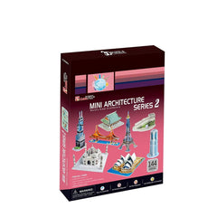 Frank Cubic Fun Mini Architecture Series 2 3D Puzzles