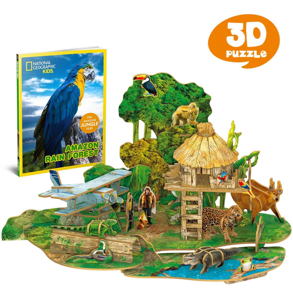 Frank Cubic Fun National Geographic -Amazon Rain Forest 3D Puzzle