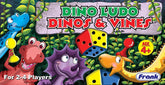 Frank Dino Ludo Dinos & Vines Board Game for 4 Year Old Kids and Above