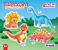 Frank Dinosaurs Shaped First Puzzles (3,6,9,12 Pcs)