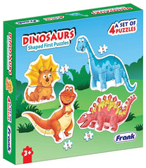 Frank Dinosaurs Shaped First Puzzles (3,6,9,12 Pcs)