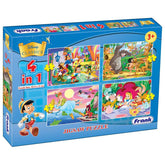 Frank Disney Classics 4 in 1 Jigsaw Puzzles
