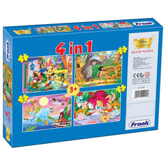 Frank Disney Classics 4 in 1 Jigsaw Puzzles