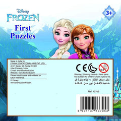 Frank Disney Frozen First Puzzles - A Set of 3 Jigsaw Puzzles for 3 Year Old Kids and Above