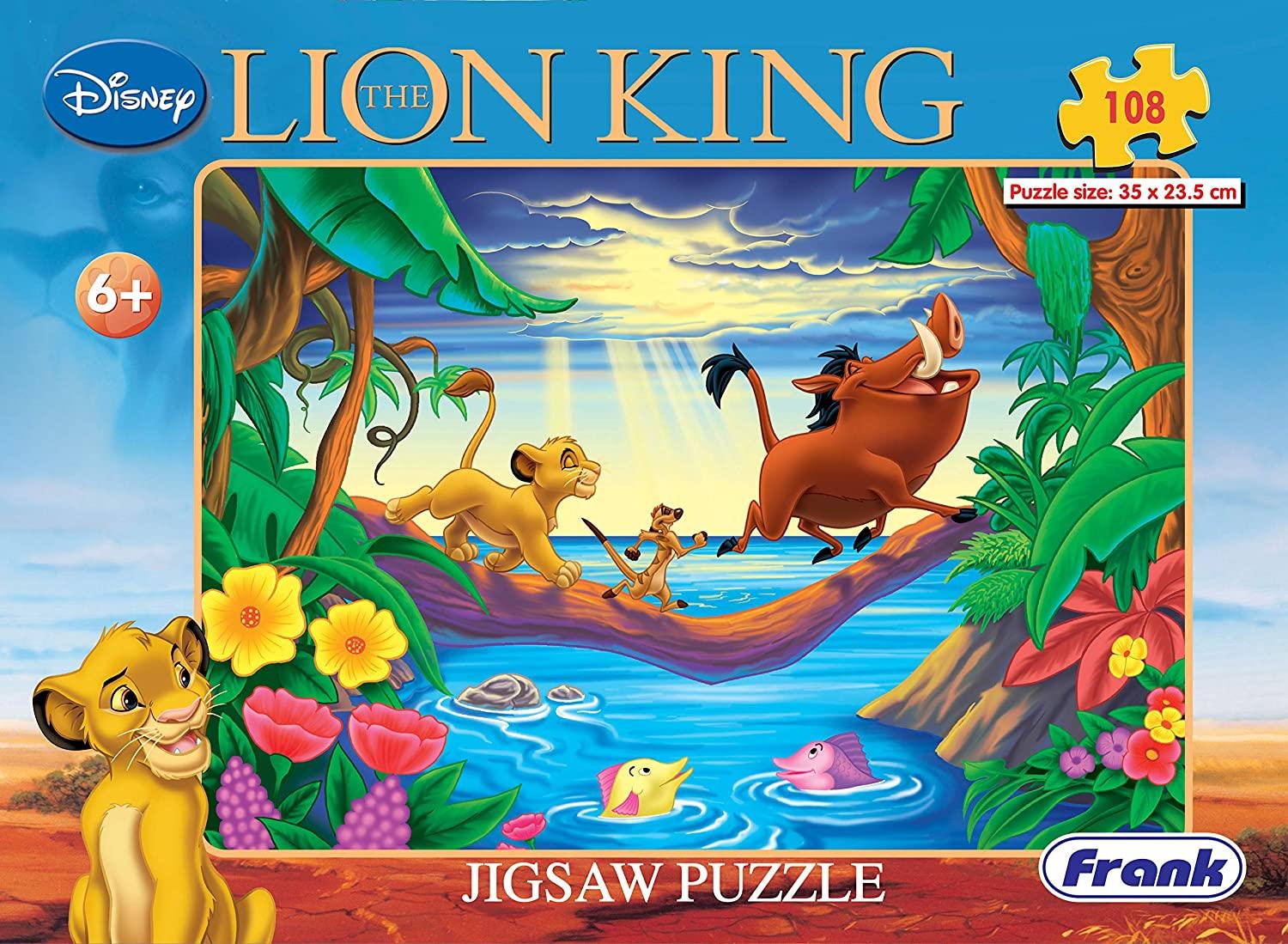 Frank Disney's The Lion King 108 Pieces Jigsaw Puzzle For 6 Year Old Kids And Above