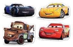 Frank Disney Shaped First Puzzles Cars 3 Jigsaw Puzzles- 3,6,9,12 Pcs