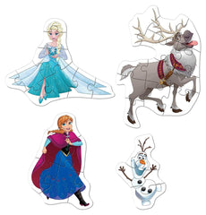 Frank Disney Shaped First Puzzles Frozen Jigsaw Puzzles- 3,6,9,12 pcs