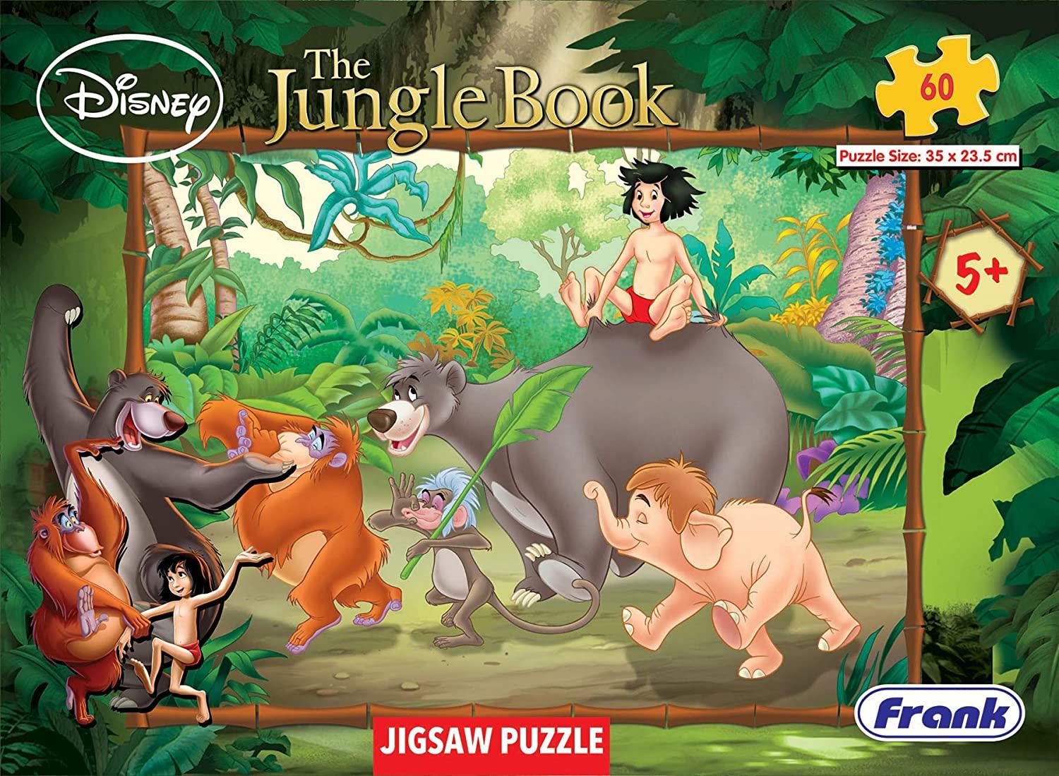 Frank Disney The Jungle Book 60 Pc Jigsaw Puzzle for 5 Year Old Kids and Above