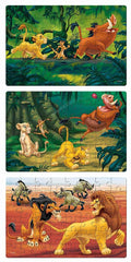 Frank Disney The Lion King 3 Puzzles in 1 - A Set of 3 48 Pc Jigsaw Puzzles for 5 Year Old Kids and Above