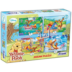 Frank Disney Winnie The Pooh 4 in 1 Puzzles