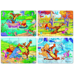 Frank Disney Winnie The Pooh 4 in 1 Puzzles