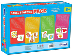 Frank Early Learner Pack – 88 Pieces, 20 2-Piece and 16 3-Piece Self-Correcting Puzzles for Ages 3 & Above