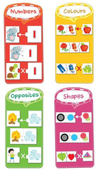 Frank Early Learner Pack – 88 Pieces, 20 2-Piece and 16 3-Piece Self-Correcting Puzzles for Ages 3 & Above