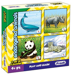 Frank Endangered Animals Puzzle For 4 Year Old Kids And Above