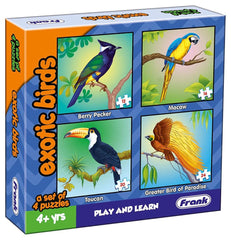 Frank Exotic Birds Puzzle For 4 Year Old Kids And Above
