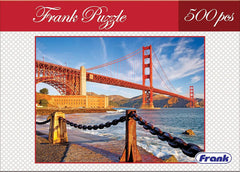Frank Golden Gate Bridge 500 Pieces Jigsaw Puzzle for 10 Year Old Kids and Above