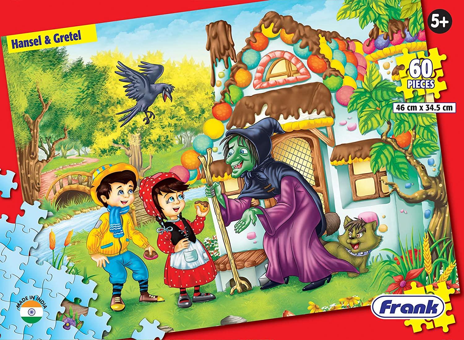 Frank Hansel & Gretel 60 Pieces Jigsaw Puzzle for 5 Year Old Kids and Above