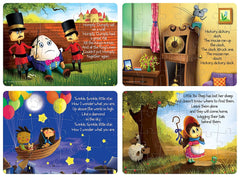 Frank Humpty Dumpty & Other Rhymes Puzzle - A Set of 4 Jigsaw Puzzles for 3 Year Old Kids and Above