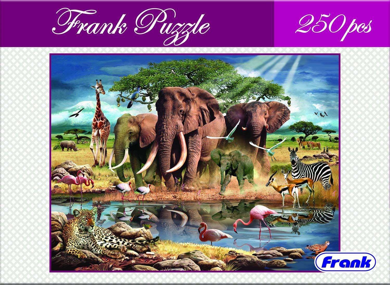 Frank In Africa 250 Pieces Jigsaw Puzzle For 8 Year Old Kids And Above