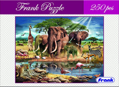 Frank In Africa 250 Pieces Jigsaw Puzzle For 8 Year Old Kids And Above