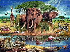 Frank In Africa 250 Pieces Jigsaw Puzzle For 8 Year Old Kids And Above