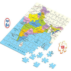 Frank India Map Puzzle – (108 Pieces)