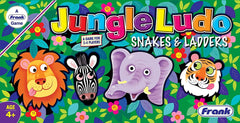 Frank Jungle Ludo And Snakes & Ladders Board Game For 4 Year Old Kids And Above