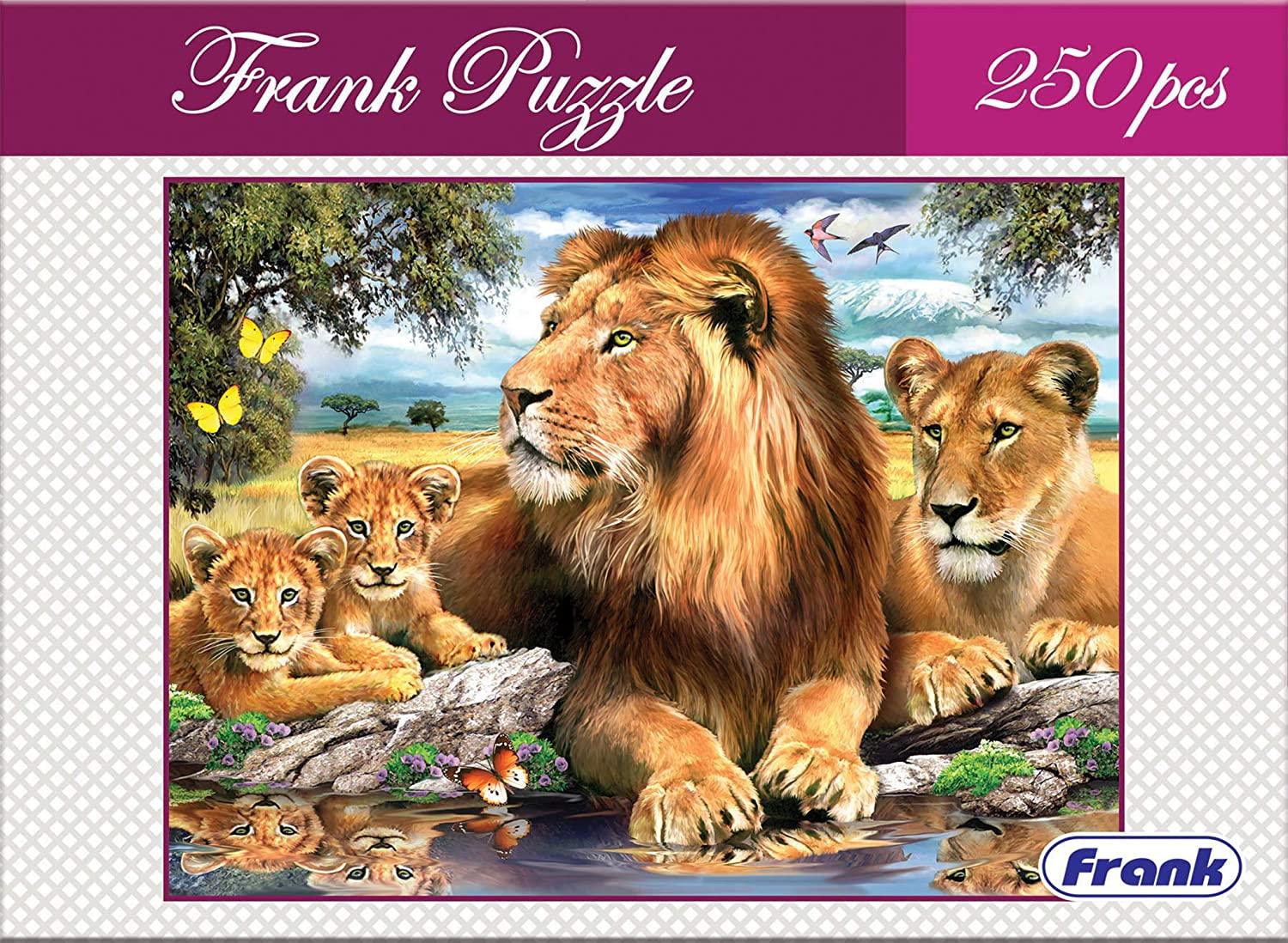 Frank Lion Family 250 Pieces Jigsaw Puzzle for 9 Years and Above