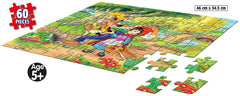 Frank Goldilocks & The Three Bears 60 Pieces Jigsaw Puzzle for 5 Year Old Kids and Above