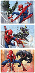 Frank Marvel Spider-Man 3 Puzzles in 1 - A Set of 48*3 Jigsaw Puzzles for 5 Year Old Kids and Above