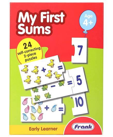 Frank My First Sums Puzzle for 4 Year Old Kids and Above