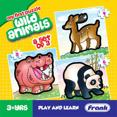 Frank My First Wild Animals Puzzle For 3 Year Old Kids And Above