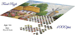 Frank Old House in Ukraine 1000 Pieces Jigsaw Puzzle for 14 Years and Above