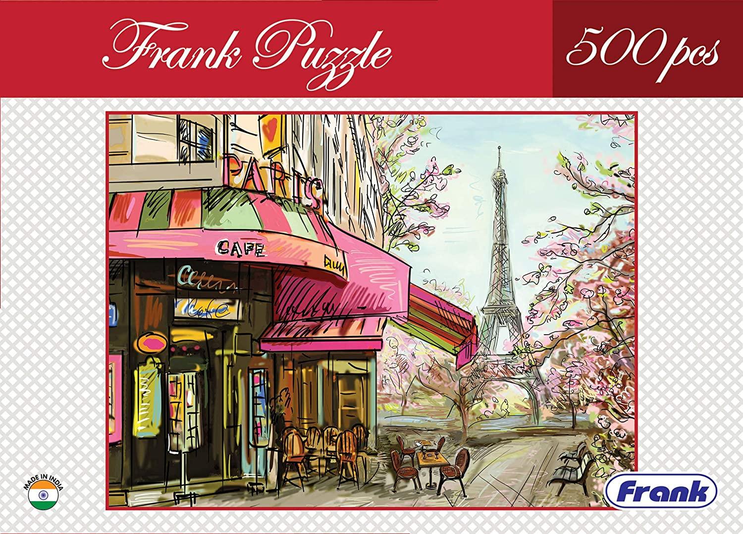 Frank Paris Street 500 Pieces Jigsaw Puzzle for 10 Years and Above