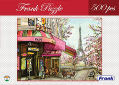 Frank Paris Street 500 Pieces Jigsaw Puzzle for 10 Years and Above