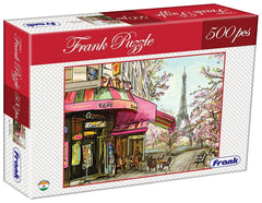 Frank Paris Street 500 Pieces Jigsaw Puzzle for 10 Years and Above