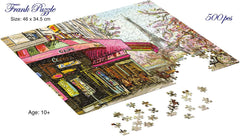 Frank Paris Street 500 Pieces Jigsaw Puzzle for 10 Years and Above